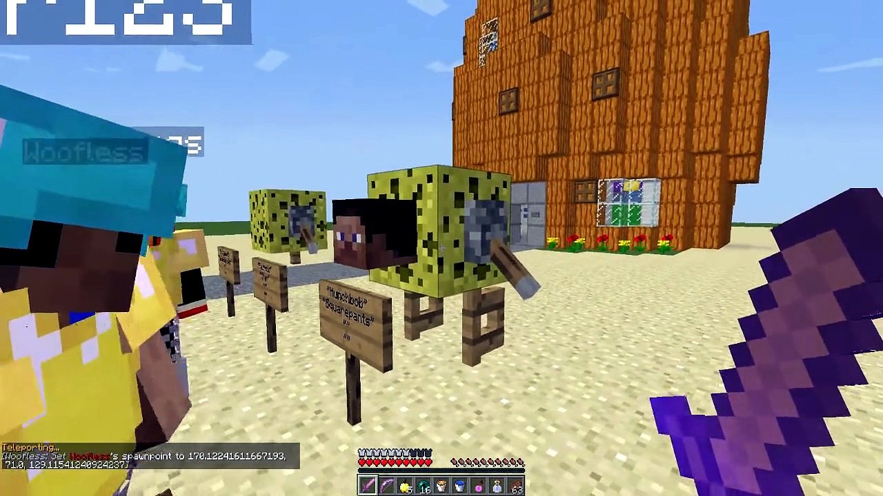 Minecraft- Simpsons + SpongeBob + Family Guy +...