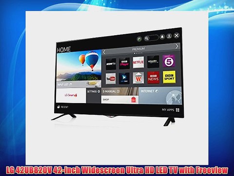 LG 42UB820V 42-inch Widescreen Ultra HD LED TV with Freeview
