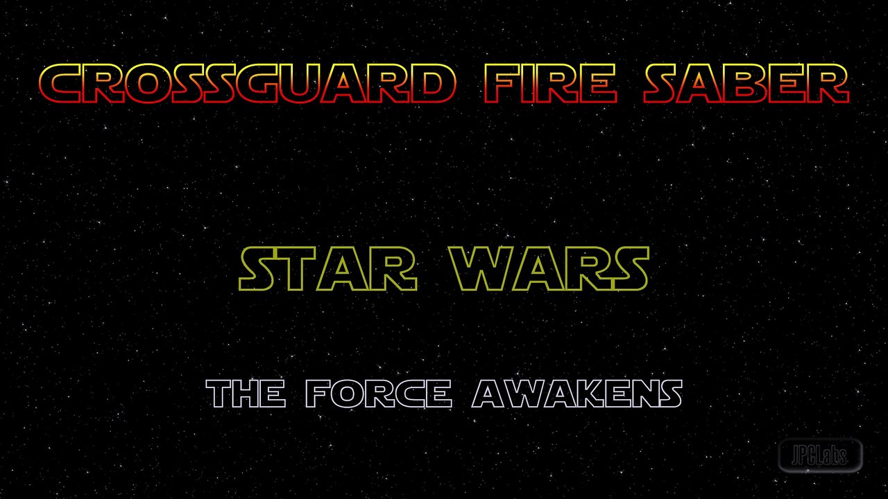 Star Wars : New Fire Light Saber in Force Awakens