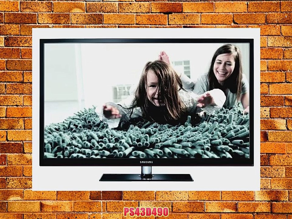 Samsung PS43D490 - 43 4 Series 3D plasma TV - widescreen - high-gloss black