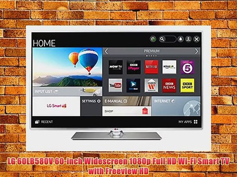 LG 60LB580V 60-inch Widescreen 1080p Full HD Wi-Fi Smart TV with Freeview HD