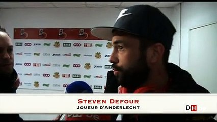 Réaction de Steven Defour après son exclusion