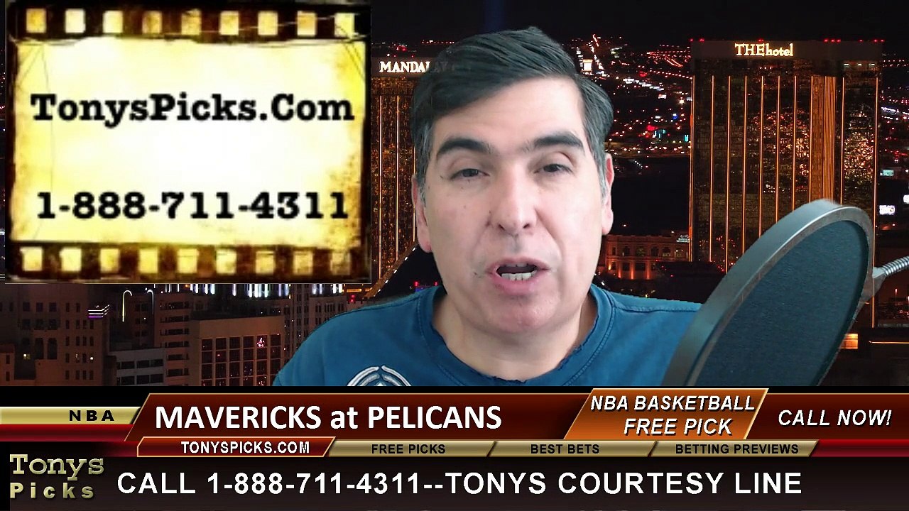 New Orleans Pelicans vs. Dallas Mavericks Free Pick Prediction NBA Pro Basketball Odds Preview 1-25-2015