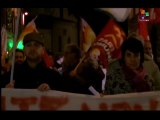 Italy: Demonstrations protest Merkel visit