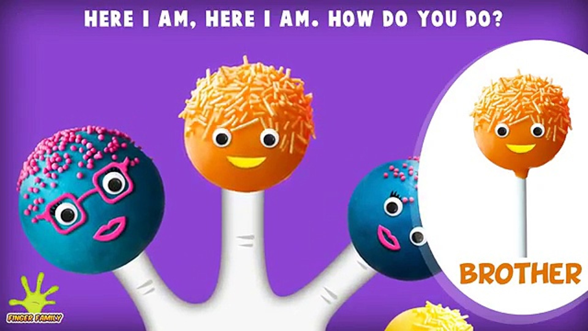 Kids' Songs - The Finger Family Cake Pop Family