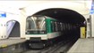 MF88 : Arrivée à la station Jaurès sur la ligne 7bis du métro parisien