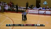 Bagarre générale pendant un match de Basket-ball féminin Auburn VS Alabama