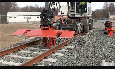 Замена шпал без снятия рельс