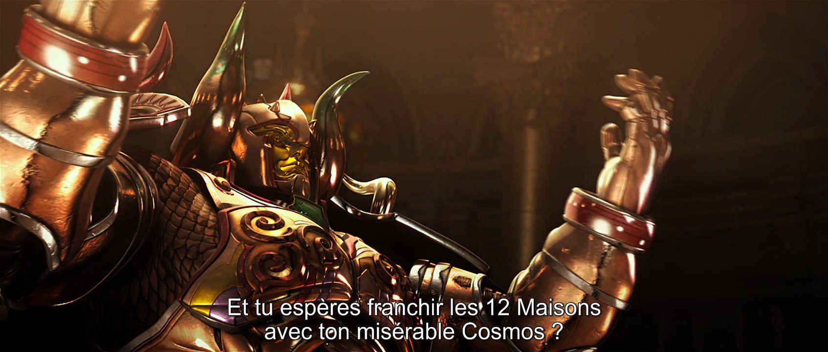 LES CHEVALIERS DU ZODIAQUE – La Légende du Sanctuaire - Extrait #2 "Aldébaran, Chevalier d’Or du Taureau, contre les Chevaliers de Bronze" [VOST|HD1080p]