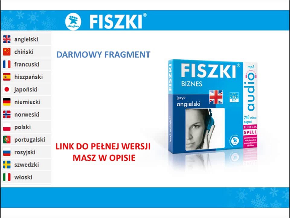 FISZKI - BIZNES - angielski (pliki mp3 do pobrania)