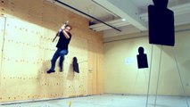 A new level of archery tricks : so talented guy!