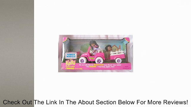 Barbie - Kelly & Tommy Power Wheels Jeep & Wagon Motorized Playset African American (1997 Mattel, Fisher Price) Review