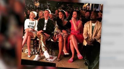 Rihanna, Kanye West, Miley Cyrus et Katy Perry aux Front Row