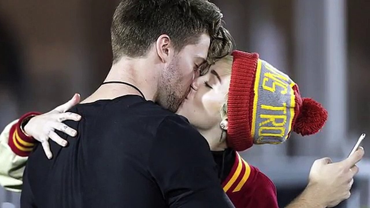 Miley Cyrus Kissing Patrick Schwarzenegger Caught On Camera