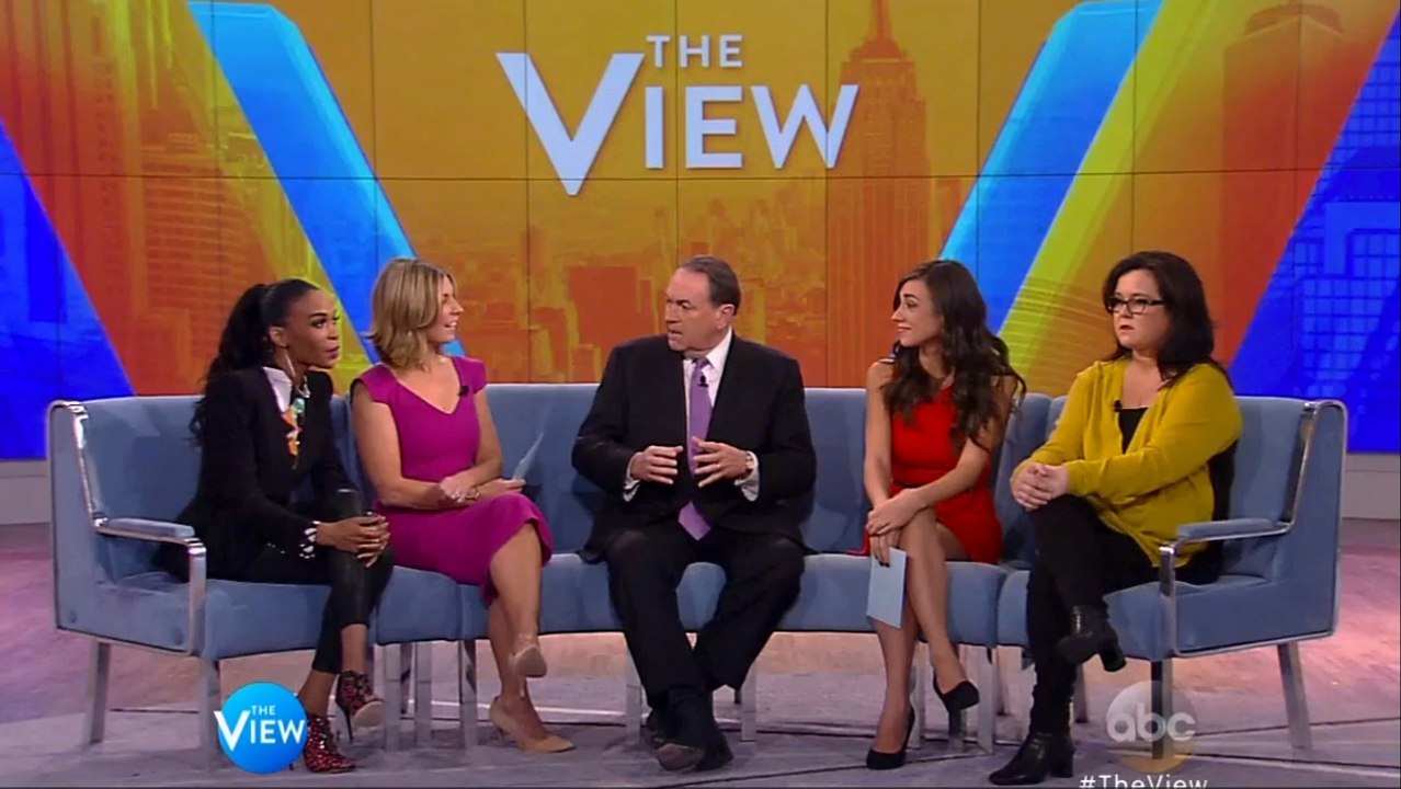 Michelle Williams confronts Mike Huckabee On 'The View