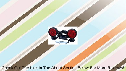 LED Magnetic Tow Truck Tail Brake Turn Towing RV Lights Review