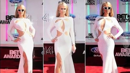 Paris Hilton Nip Slip At BET Awards 2014
