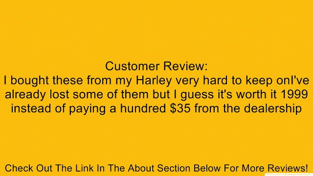 2000&UP Harley Twin Cam Dyna Chrome Bolt Toppers Caps Review