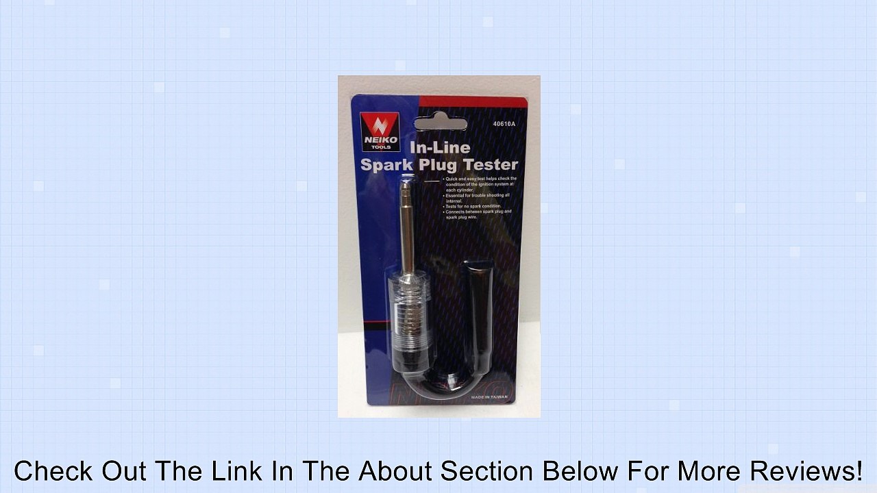 New In Line Spark Plug Tester Tool Test Ignition System Review
