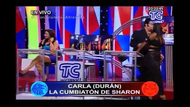 Atrevidos: Carla sorprendió a todo el jurado de la Cumbiatón .