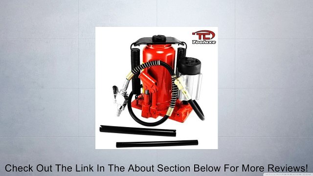 Tooluxe Tools Air Hydraulic 20 Ton Low Profile Bottle Jack Review