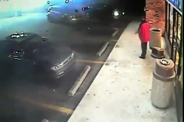 7-11 Employee Hit and Run (Raw Footage