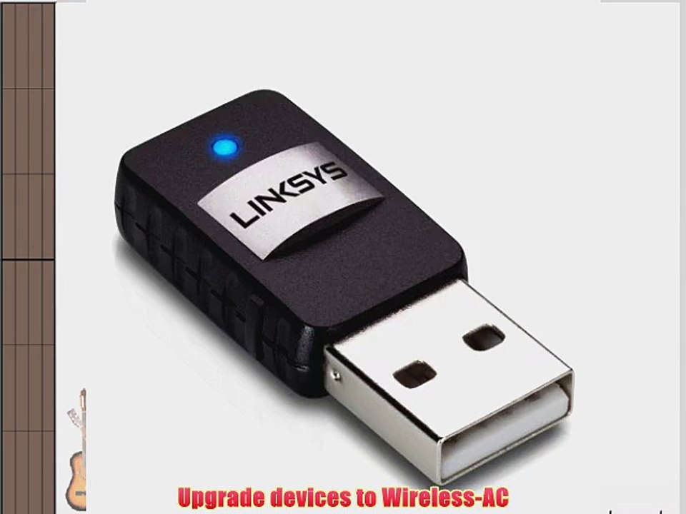 Linksys Wireless Mini USB Adapter AC 580 Dual Band (AE6000)