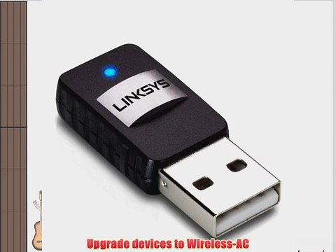 Linksys Wireless Mini USB Adapter AC 580 Dual Band (AE6000)