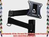 VideoSecu Articulating TV Wall Mount with long Extension Arm for LCD TV Monitor Flat Screen