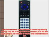 SHARP Replacement Remote Control for XLMP130 RRMCGA038AWSA