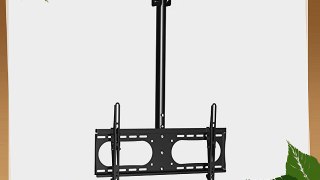GadKo Premium Flat TV Ceiling Mount Adjustable Pole Angle 37~65 Tilt