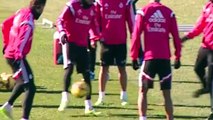 Cristiano Ronaldo Humilla a Coentrao Entrenamiento Real Madrid