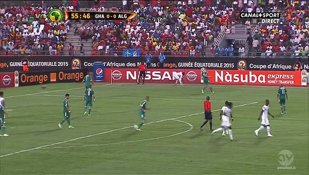 Ghana 1-0 Algérie - 1er mi-temps ( Coupe d'Afrique 2015) Canal+