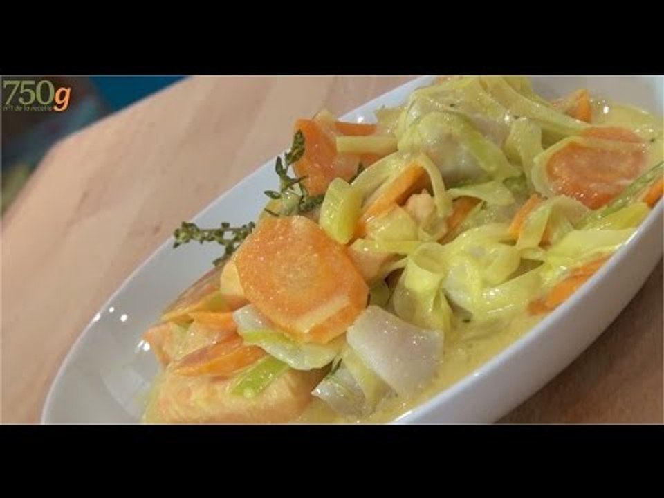Recette de Blanquette de poissons - 750 Grammes