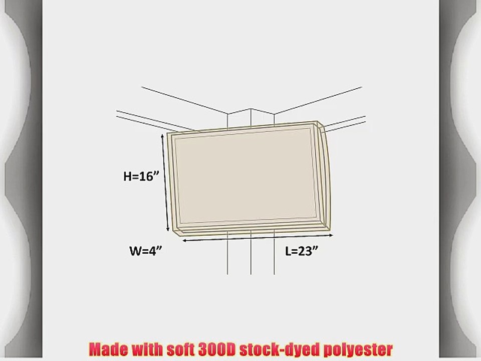 22 Inch Outdoor TV Cover (Full Cover) - 13 sizes available
