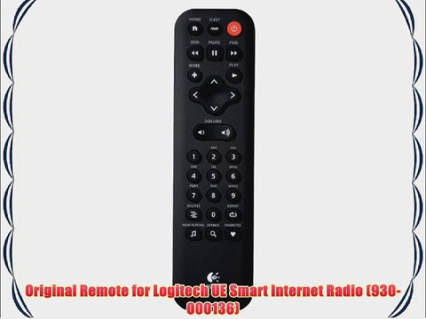 Original Remote for Logitech UE Smart Internet Radio (930-000136)