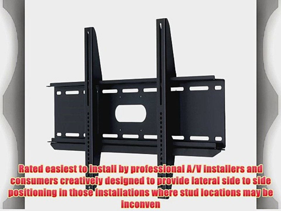 PDR Mounts PDR3760F Fixed Wall Mount for 37 to 60 Displays (Black)