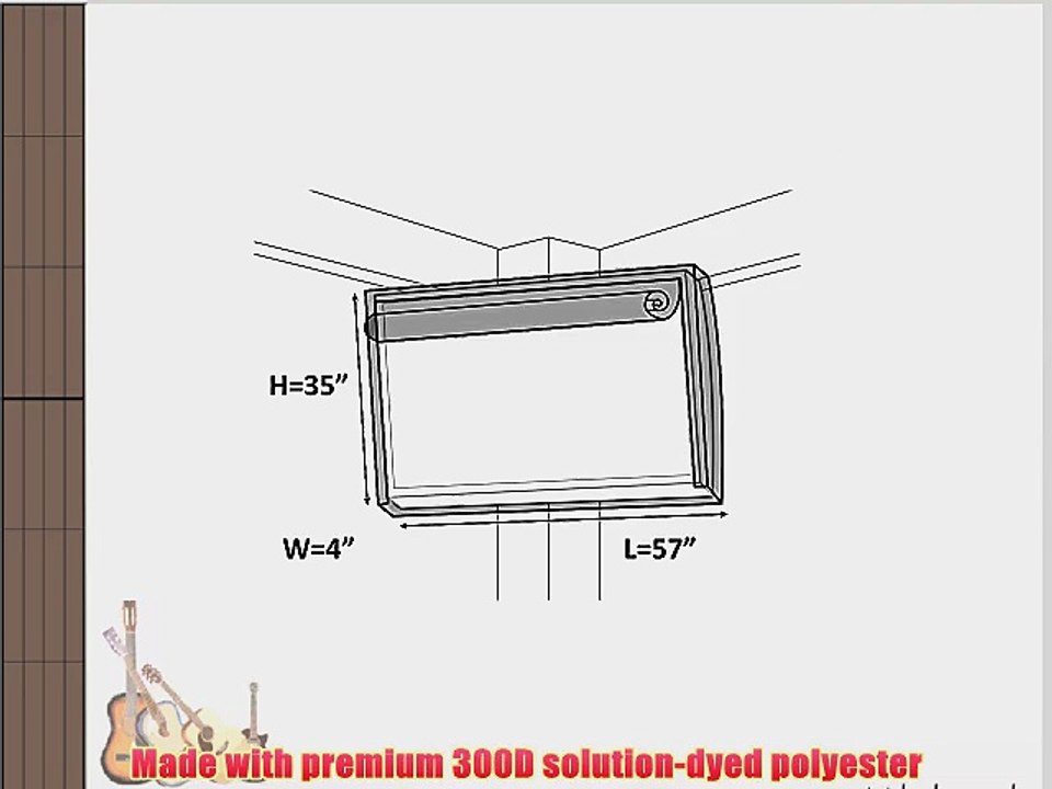 60 Inch Outdoor TV Cover (Full Flip Top Cover) - 12 sizes available