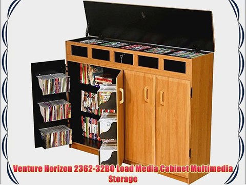 Venture Horizon 2362-32BO Load Media Cabinet Multimedia Storage