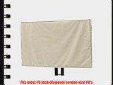 70 Inch Outdoor TV Cover (Front Half Cover) - 13 sizes available