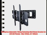 Monoprice Adjustable Tilting/Swiveling Wall Mount Bracket for LCD LED Plasma - Max 125Lbs 32~60inch