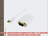 StarTech.com MDP2VGAMM3W 3-Feet Mini DisplayPort to VGA Active Adapter Cable for Mac/PC 1920x1200