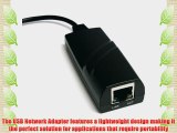 StarTech.com Compact Black USB 2.0 to Gigabit Ethernet NIC Network Adapter - USB to RJ45 Network