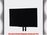 38 Inch Outdoor TV Cover (Front Half Cover) - 13 sizes available