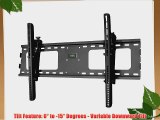 Black Adjustable Tilt/Tilting Wall Mount Bracket for Panasonic Viera TC-L58E60 58 inch LED