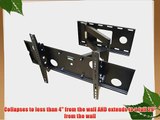 Mount-it APSAMB 37-60 LCD TV Wall Mount Bracket with Full Motion Swing Out Tilt