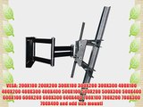 Masione Swivel Tilt Articulating Full-Motion TV Wall Mount Bracket for Most 17 - 60 Flat Panel