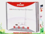 INTELLINET IEEE 802.11b/g/n Wireless 150N High-Power USB Adapter (525152)
