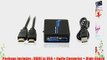 enKo products HDMI to VGA   Audio Mini Converter with High Speed HDMI CableenKo products HDMI