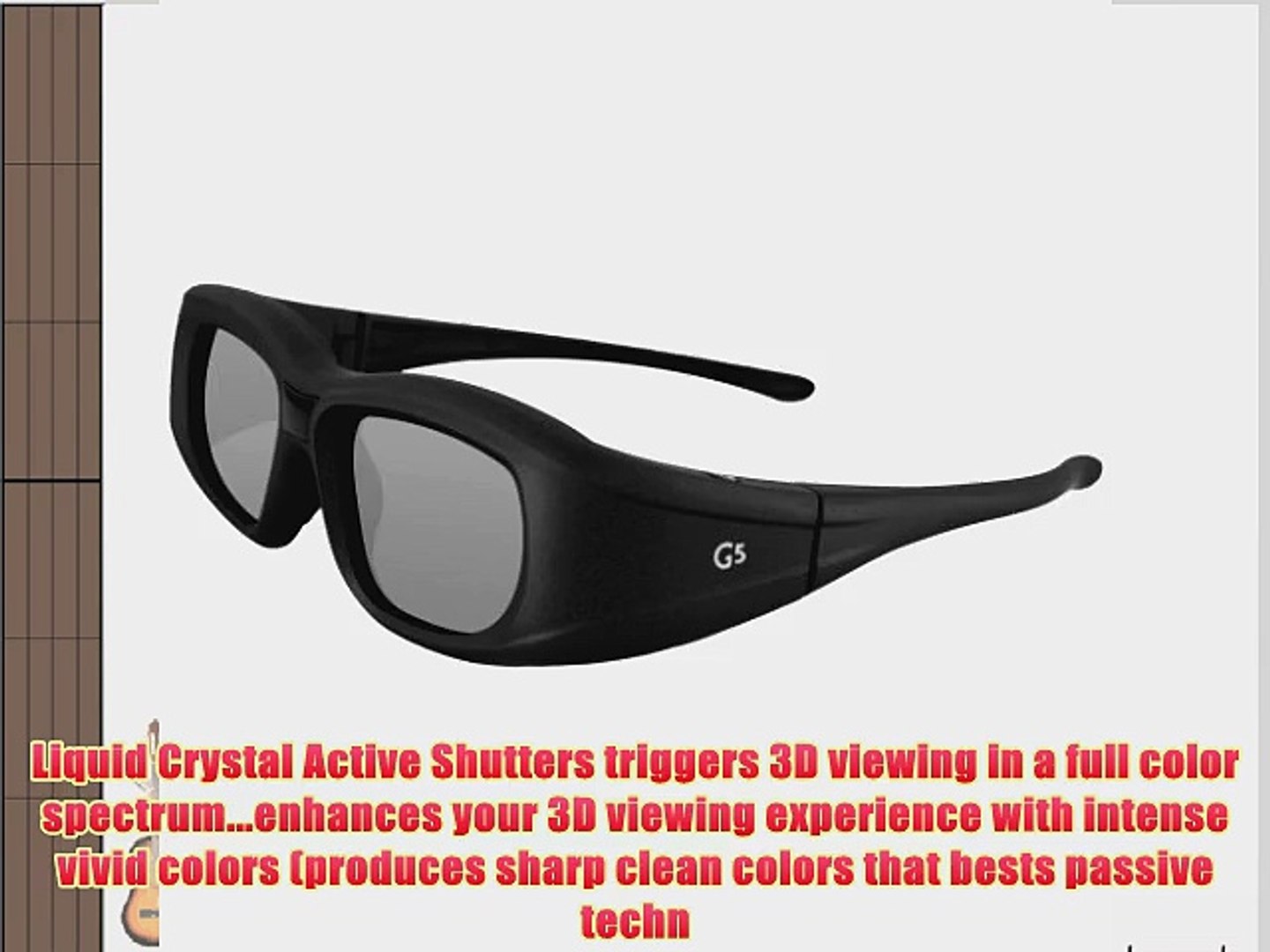 G5 Universal 3D Glasses by Quantum 3D (2 Pack) - video Dailymotion